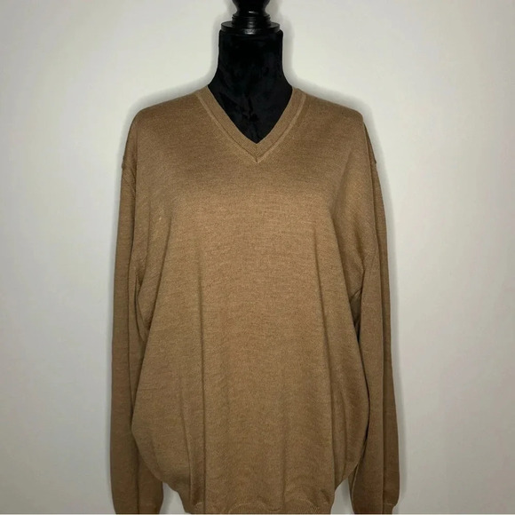 NWOT Saks Fifth Avenue Men’s Merino Wool Sweater - Picture 4 of 15